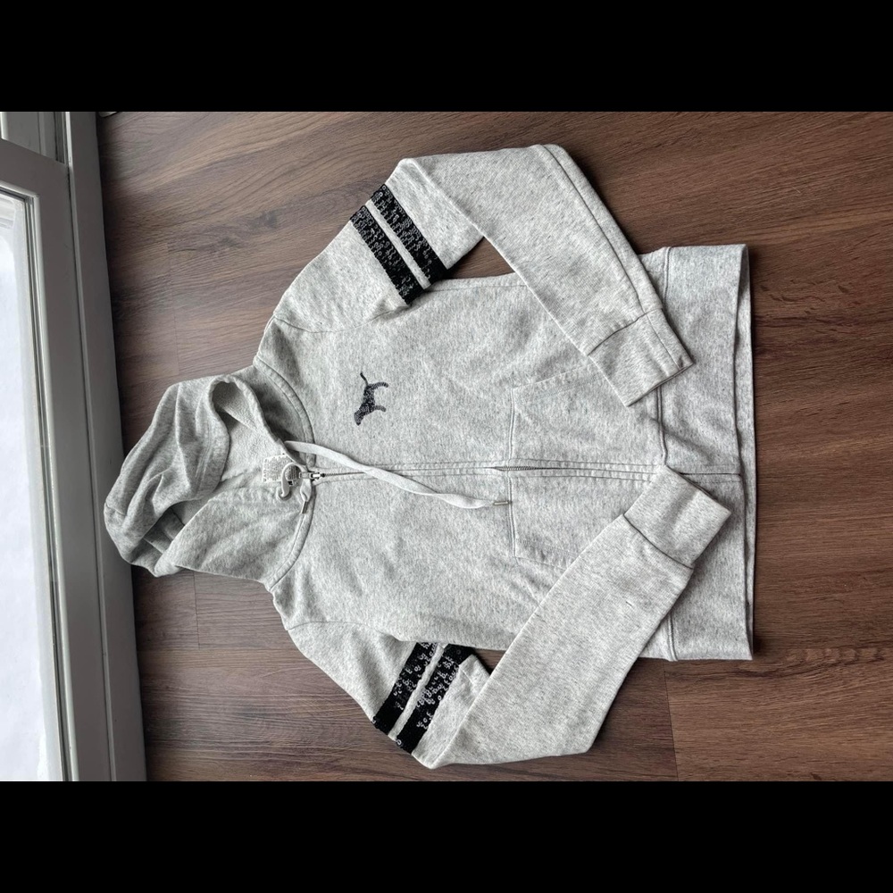 Victoria’s Secret sequin zip up hoodie
